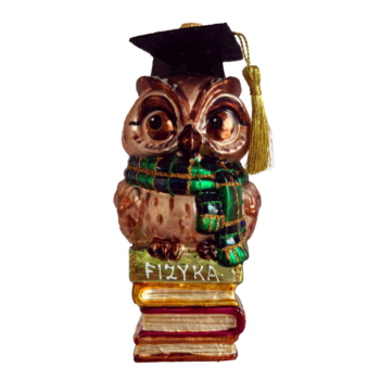 Oczytana sowa - brązowa